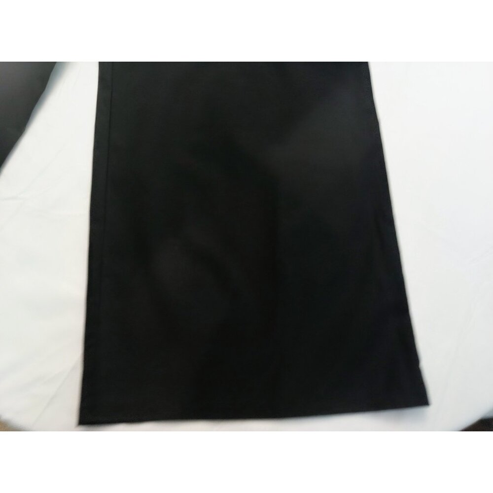 Pretty Little Thing Women Sz 16 Dress Pants Black Wide Leg Pleated - Picture 14 of 16